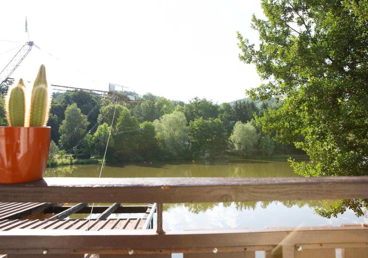 Brauhaus Am See Oberthulba Exterior foto
