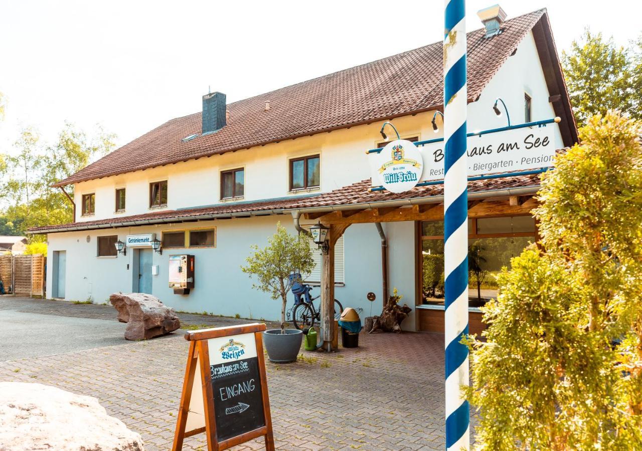 Brauhaus Am See Oberthulba Exterior foto